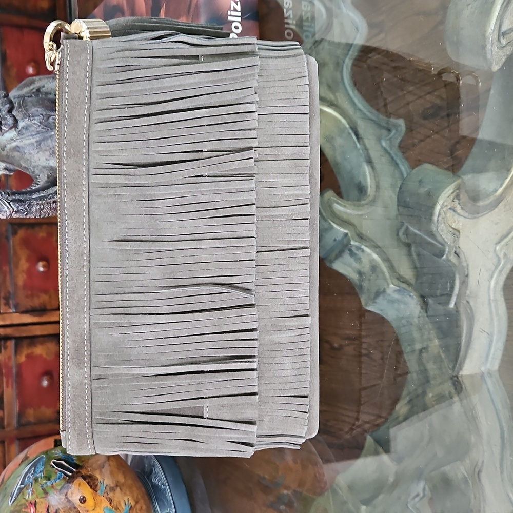 India Hicks Dougal Clutch - Army - NWOT